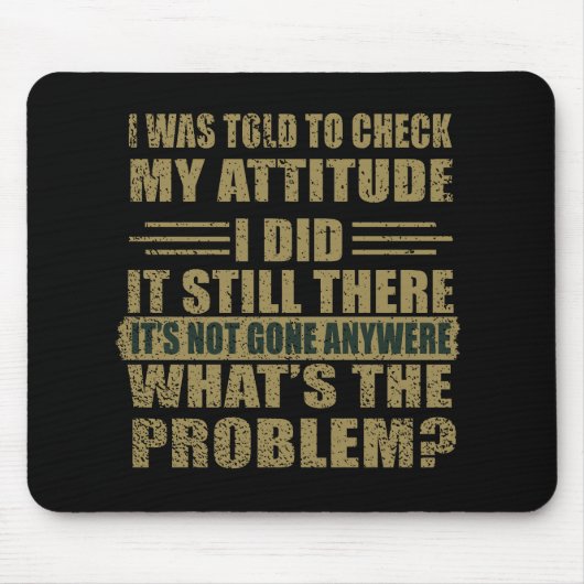 Grappig sarcastisch citaat humor sarcasme introver muismat (Voorkant)