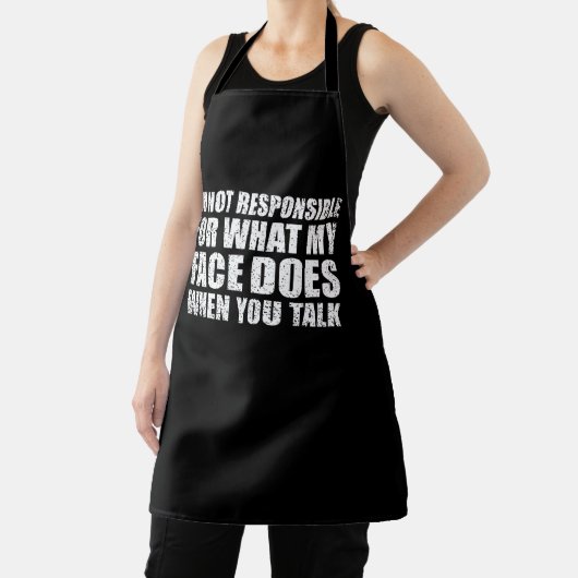 Grappig sarcastisch citaat humor sarcasme introver schort (Insitu)