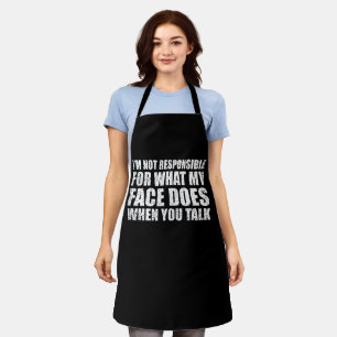 Grappig sarcastisch citaat humor sarcasme introver schort