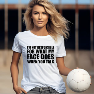 Grappig sarcastisch citaat humor sarcasme introver t-shirt