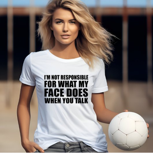 Grappig sarcastisch citaat humor sarcasme introver t-shirt