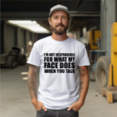 Grappig sarcastisch citaat humor sarcasme introver t-shirt