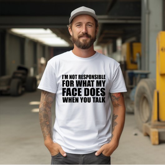 Grappig sarcastisch citaat humor sarcasme introver t-shirt