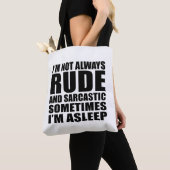 Grappig sarcastisch citaat humor sarcasme introver tote bag (Dichtbij)
