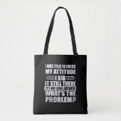 Grappig sarcastisch citaat humor sarcasme introver tote bag (Voorkant)