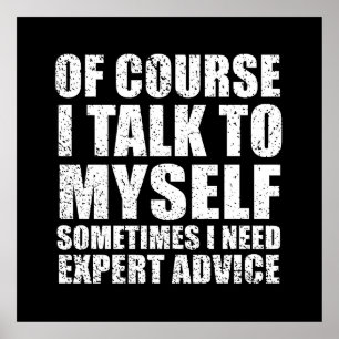 Grappig sarcastisch citaat humor sarcasme poster