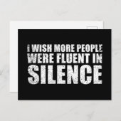 Grappig sarcastisch citaat volwassen humor sarcasm feestdagenkaart (Voorkant / Achterkant)