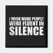 Grappig sarcastisch citaat volwassen humor sarcasm magneet (Voorkant)