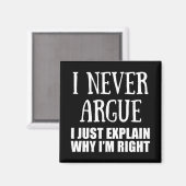 Grappig sarcastisch citaat volwassen humor sarcasm magneet (Voorkant / Achterkant)