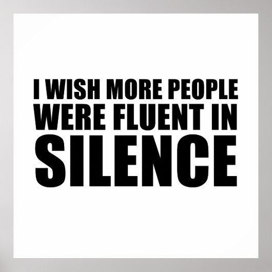 Grappig sarcastisch citaat volwassen humor sarcasm poster (Voorkant)