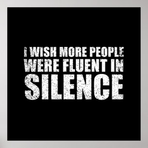 Grappig sarcastisch citaat volwassen humor sarcasm poster