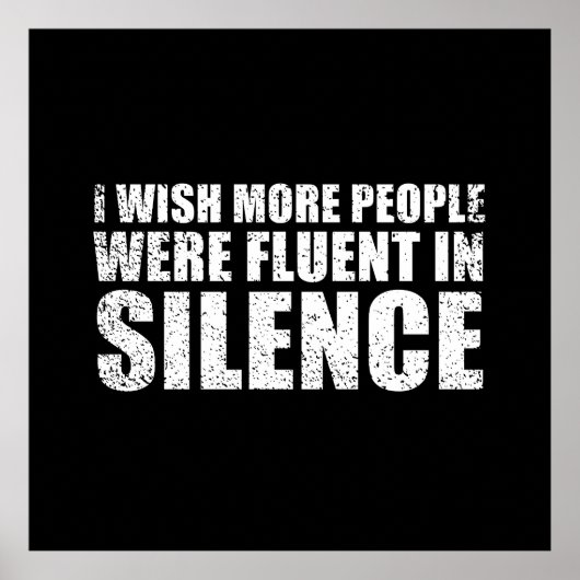 Grappig sarcastisch citaat volwassen humor sarcasm poster (Voorkant)