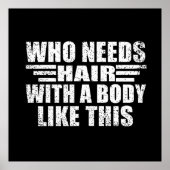 Grappig sarcastisch citaat volwassen humor sarcasm poster (Voorkant)