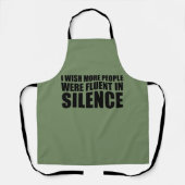 Grappig sarcastisch citaat volwassen humor sarcasm schort (Voorkant)