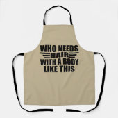 Grappig sarcastisch citaat volwassen humor sarcasm schort (Voorkant)