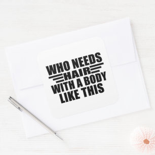 Grappig sarcastisch citaat volwassen humor sarcasm vierkante sticker