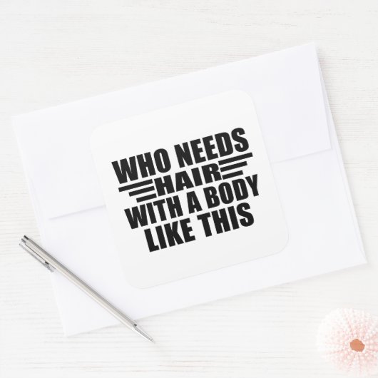 Grappig sarcastisch citaat volwassen humor sarcasm vierkante sticker (Envelop)