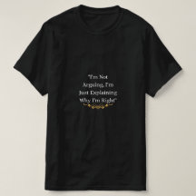 Grappig Sarcastisch Citaat Zwarte T-Shirt