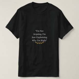 Grappig Sarcastisch Citaat Zwarte T-Shirt