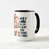 Grappig/Sarcastisch Dierlijk Gezegde/Kip Mok (Voorkant rechts)