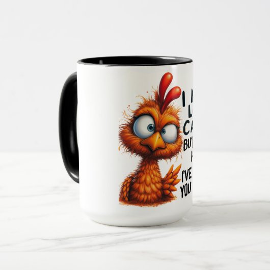Grappig/Sarcastisch Dierlijk Gezegde/Kip Mok (Voorkant links)
