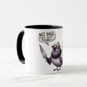 Grappig/Sarcastisch Dierlijk Gezegde/Vogel Mok (Voorkant links)