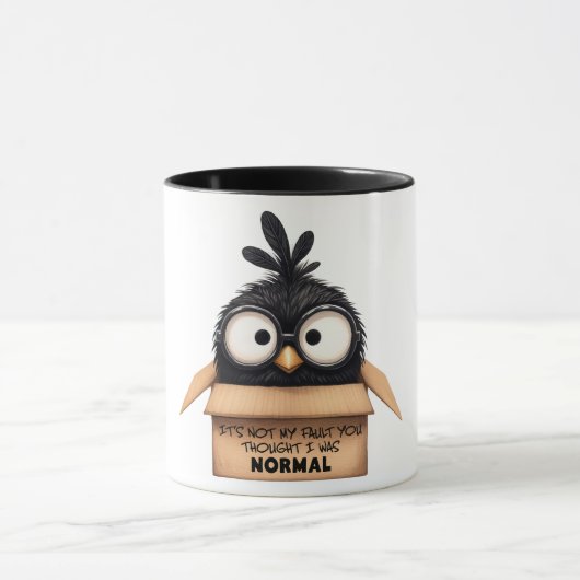 Grappig/Sarcastisch Dierlijk Gezegde/Vogel Mok (Midden)
