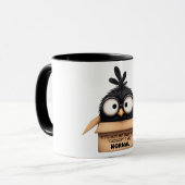 Grappig/Sarcastisch Dierlijk Gezegde/Vogel Mok (Voorkant links)