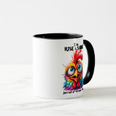 Grappig/Sarcastisch Dierlijke Gezegden/Kip/Koffie Mok (Voorkant rechts)