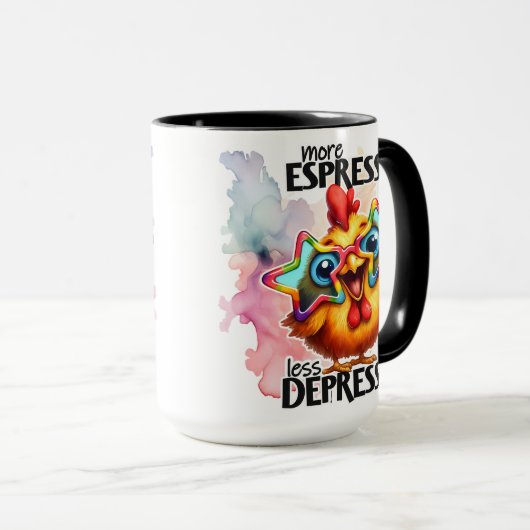 Grappig/sarcastisch Dierlijke Gezegden Wrap Mok (Voorkant rechts)