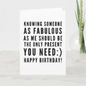 Grappig sarcastisch gefeliciteerd vriendje kaart (Voorkant)