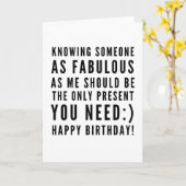 Grappig sarcastisch gefeliciteerd vriendje kaart (Gele Bloem)