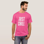 GRAPPIG SARCASTISCH GEWOON CHILL Eenvoudig Schatti T-shirt (Voorkant volledig)