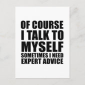 Grappig sarcastisch gezegde Volwassenenhumor sarca Briefkaart (Voorkant)