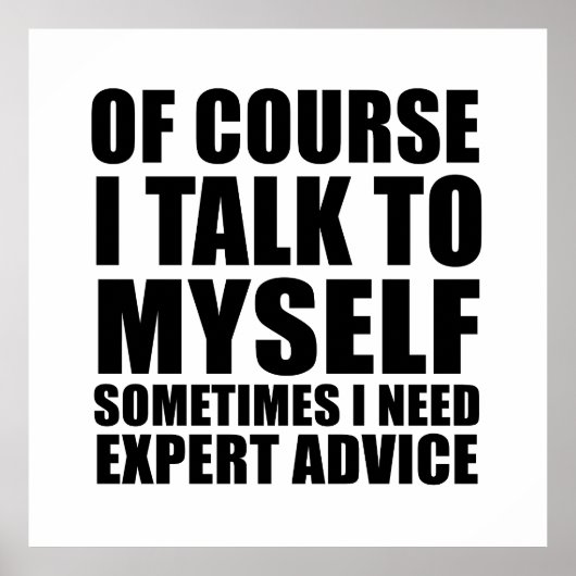 Grappig sarcastisch gezegde Volwassenenhumor sarca Poster (Voorkant)