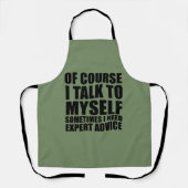 Grappig sarcastisch gezegde Volwassenenhumor sarca Schort (Voorkant)