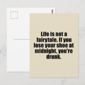 Grappig sarcastisch gezegden bekende citaten sarca briefkaart (Voorkant / Achterkant)