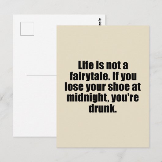 Grappig sarcastisch gezegden bekende citaten sarca briefkaart (Voorkant / Achterkant)