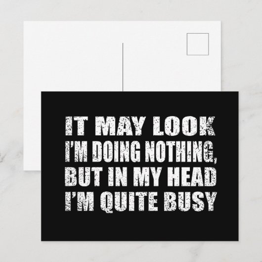 Grappig sarcastisch gezegden bekende citaten sarca feestdagenkaart (Voorkant / Achterkant)