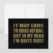 Grappig sarcastisch gezegden bekende citaten sarca feestdagenkaart (Voorkant / Achterkant)