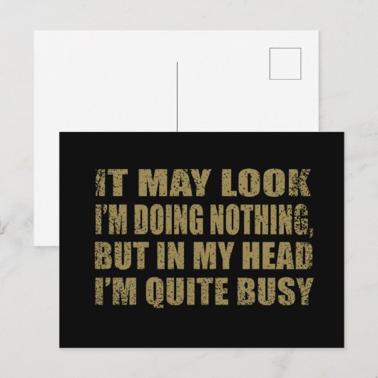 Grappig sarcastisch gezegden bekende citaten sarca feestdagenkaart (Voorkant / Achterkant)