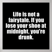 Grappig sarcastisch gezegden bekende citaten sarca poster (Voorkant)