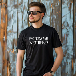 Grappig sarcastisch gezegden wit lettertype t-shirt