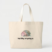 Grappig Sarcastisch Grappig Schaap Grote Tote Bag (Voorkant)