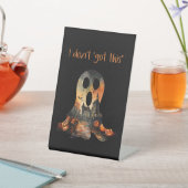 Grappig Sarcastisch Halloween teken Reclamebord Met Voetstuk (Insitu)