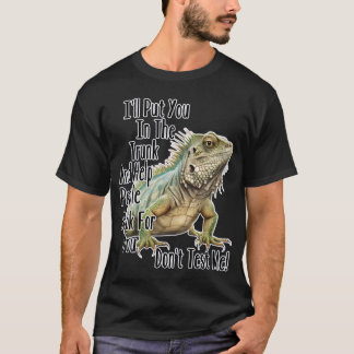 Grappig sarcastisch Iguana Lizard Gezegde T-shirt