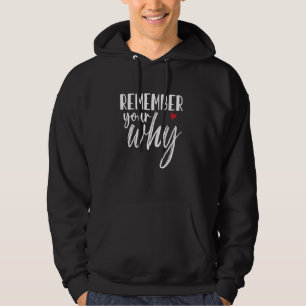 Grappig sarcastisch Inspirerend citaat, onthoud je Hoodie