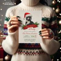 Grappig Sarcastisch Kat Santas Pet Kerstfeest