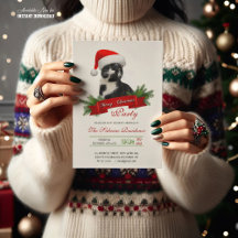 Grappig Sarcastisch Kat Santas Pet Kerstfeest