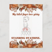  grappig sarcastisch lijn art vrouw briefkaart (Voorkant)